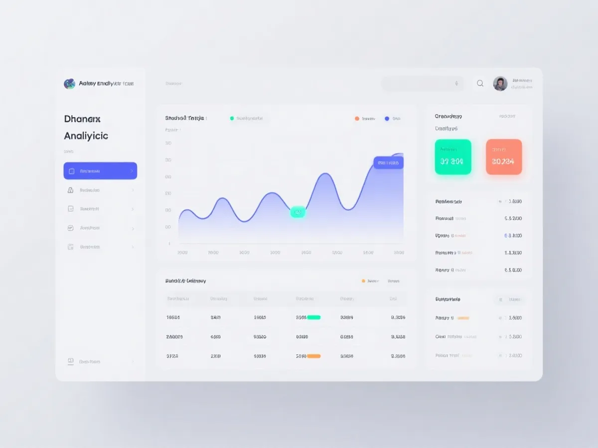 Trend analytics dashboard